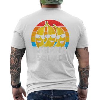 Banana Squad Matching Group Fruit Humor Retro Banana Men's T-shirt Back Print - Thegiftio UK