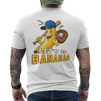 Boys Banana S Merch Lets Go Bananas Men's T-shirt Back Print - Thegiftio UK