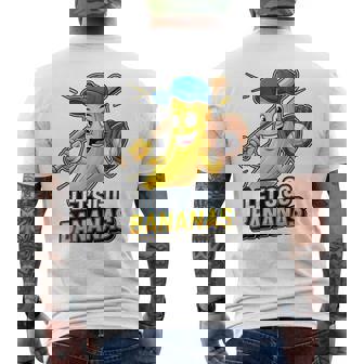 Boys Banana S Merch Lets Go Bananas Men's T-shirt Back Print - Monsterry