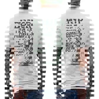 Busier Than A Cucumber In A Women's Prison Men's T-shirt Back Print - Thegiftio