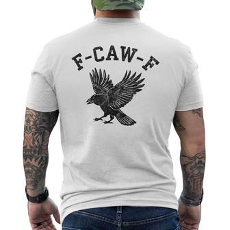 F Caw F Crow Men's T-shirt Back Print - Thegiftio UK