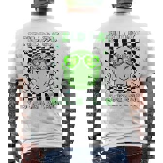 Field Day Green Team Color Field-Trip Game Competition Men's T-shirt Back Print | Mazezy