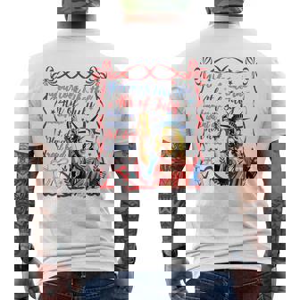 You Look Like The 4Th Of July Hot Dog Coquette Bow Men's T-shirt Back Print - Monsterry