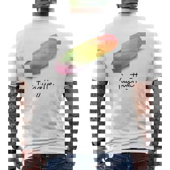 Pride French Gay Joke Lgbt Baguette Stupid Meme Men's T-shirt Back Print - Thegiftio UK