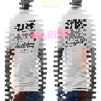Future Mariée Onigne Tous Evjf Fête De Mariage T-shirt imprimé au dos - Cadeauxyz