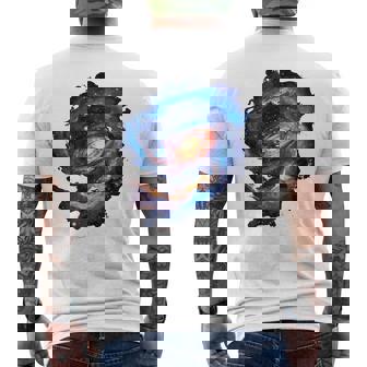 Galaxy Backprint メンズTシャツ バックプリント - Kawaiitshirt
