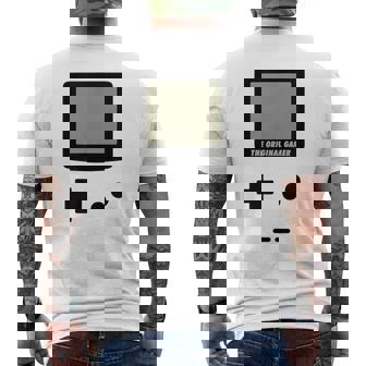 Gameboy オリジナルゲーマー 面白いオタクビデオゲームシャツ メンズTシャツ バックプリント - Kawaiitshirt