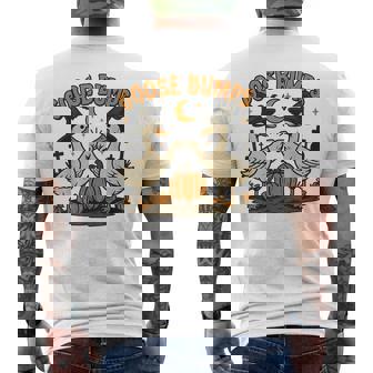 Goose Bumps Goosebumps Geese Fist Bump Halloween Men's T-shirt Back Print - Monsterry