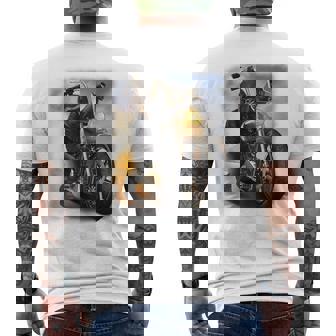 Gorilla ライディングチョッパー オートバイ メンズTシャツ バックプリント - Kawaiitshirt