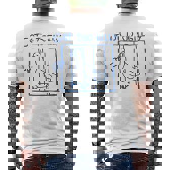 Got Tooilly Memeilly Goose 面白い メンズTシャツ バックプリント - Kawaiitshirt