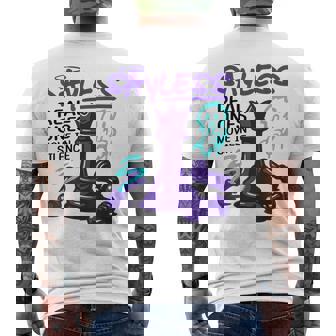 Grape 5 White Graphic Purple Grape 5 Matching Men's T-shirt Back Print - Monsterry