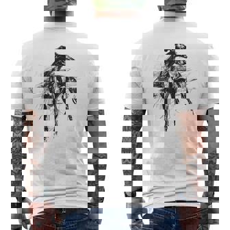 Greyhound Disegno Grafico Astratto Arte Animale Levriero T-shirt da uomo con stampa posteriore - Novitaregali