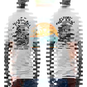 Gulf Of Mexico Est 1550 Forever Not Us America Retro Vintage Men's T-shirt Back Print - Thegiftio