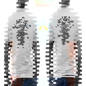 Gulf Of Mexico Est 1550 Forever Not Us America With Turtle Men's T-shirt Back Print | Mazezy
