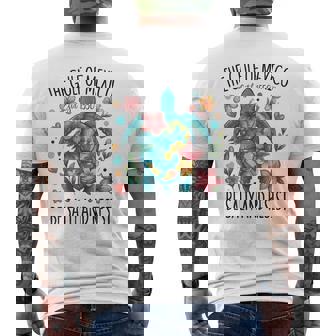 Gulf Of Mexico Estd 1550 Turtle Be Salty And Resist Men's T-shirt Back Print - Monsterry