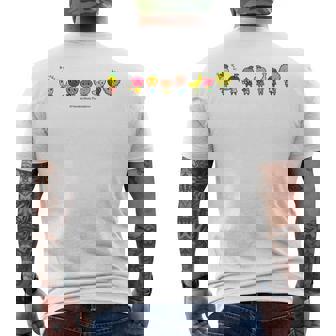 Happy Birthday！ なっぷる メンズTシャツ バックプリント - Kawaiitshirt