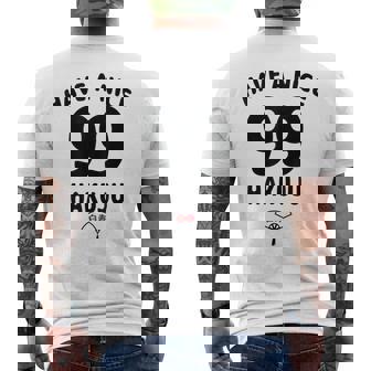 Have A Nice Hakuju 白寿 誕生日 誕生日おめでとう ネタ ジョーク ギャグ お笑い ツッコミ おもしろ メンズTシャツ バックプリント - Kawaiitshirt