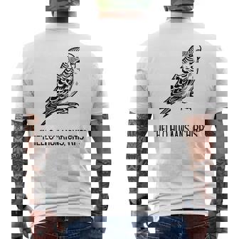 Hello Humans メンズTシャツ バックプリント - Kawaiitshirt