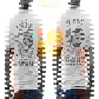 Hermano Mayor Niño Leones Camiseta Hombre Estampado Espalda - Regaloses