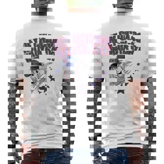 Hey Chicago Whadya Say Baseball Hot Dog 4Th Of July Men's T-shirt Back Print | Mazezy