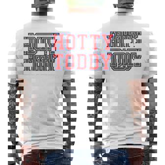 Hotty Toddy Bold Univ Font For Ole Mississippi Lovers Men's T-shirt Back Print - Monsterry