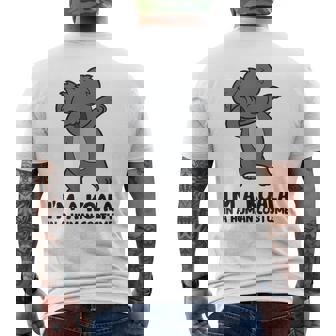 I'm A Koala In A Human コスチューム ファニー コアラ メンズTシャツ バックプリント - Kawaiitshirt