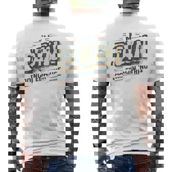 I'm Edwin Doing Edwin Things Edwin 名前 メンズTシャツ バックプリント - Kawaiitshirt