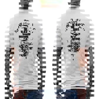 I'm Not Dead Yet Thekeleton Head メンズTシャツ バックプリント - Kawaiitshirt