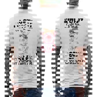 I'm Not Fat シャツ メンズTシャツ バックプリント - Kawaiitshirt