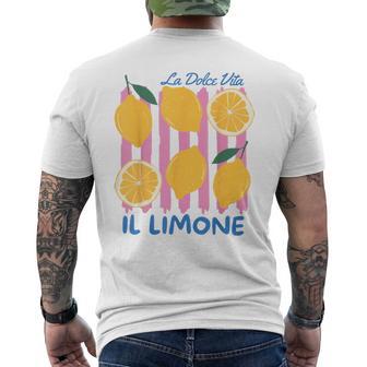 Il Limone Limon Cello La Dolceita Lemon Italia T-Shirt mit Rückendruck - Geschenkecke