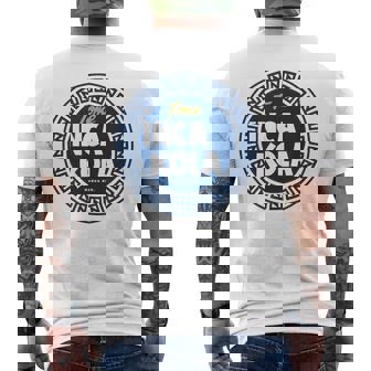 Inca Kola ペルーゴールデンコーラ バブルガム クリームソーダ メンズTシャツ バックプリント - Kawaiitshirt