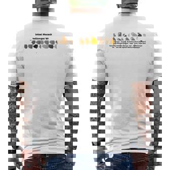 International Macaque Week 2024Er1 メンズTシャツ バックプリント - Kawaiitshirt