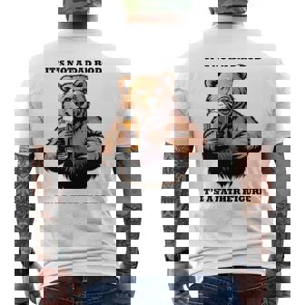 It's Not A Dad Bod、ビールで最高の人生を生きる父熊 長袖tシャツ メンズTシャツ バックプリント - Kawaiitshirt