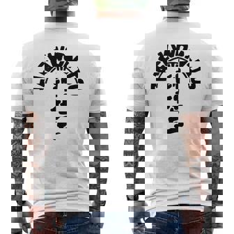 Itfテコンドー-韓国の武道を行う メンズTシャツ バックプリント - Kawaiitshirt