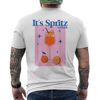 It's Spritz O Clock – Hallholes Aperoils Spritz Stars Men's T-shirt Back Print - Thegiftio UK