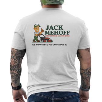 Jack Mehoff We Whack It So You Don’T Have To Men's T-shirt Back Print - Thegiftio UK
