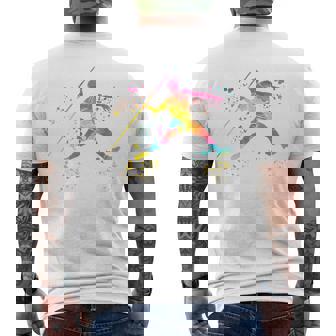 Javelin Throwe Colorsplash キッズ やり投げ メンズTシャツ バックプリント - Kawaiitshirt