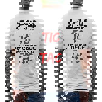 Je Suis Tic Je Cherche Tac Déguisement Tic Et Tac Duo T-shirt imprimé au dos - Cadeauxyz