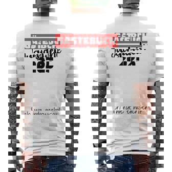Jugendweihe 2025 Gästebuch Ich Werde Erwachsen T-Shirt mit Rückendruck - Seseable