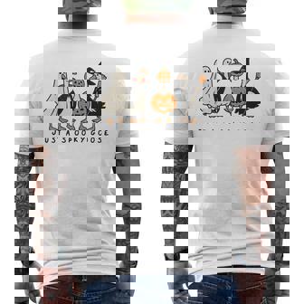 Just A Spooky Goose Halloween Silly Goose Halloween Men's T-shirt Back Print - Thegiftio UK