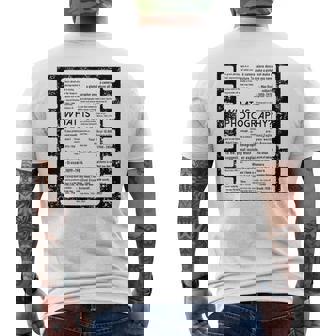 Kenko ひとことシリーズ「偉人のひとこと」［背面デザイン］ メンズTシャツ バックプリント - Kawaiitshirt