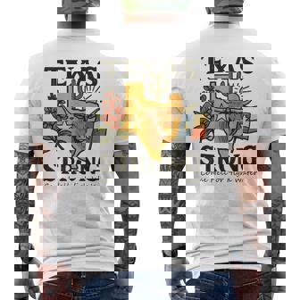 Kerrville Strong Kerr County Strong Texas Strong Support Men's T-shirt Back Print | Mazezy