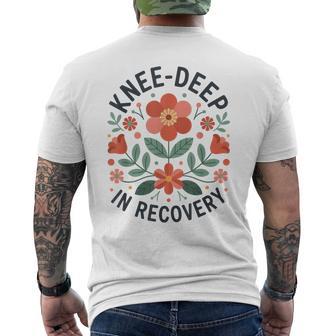 Knee Replacement Recovery Knee Surgery Recovery Men's T-shirt Back Print - Thegiftio UK