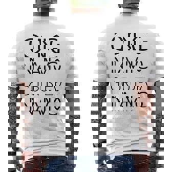 Kundalin Yoga Mantra Ong Namo Guru Dev Namo T-Shirt mit Rückendruck - Geschenkecke