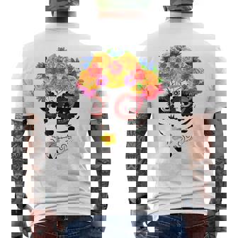 La Catrinaanta Muerte Fleurucre Crâne Calavera Mexique T-shirt imprimé au dos - Cadeauxyz