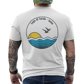 Lago De Garda -Acaciones En El Lago De Garda Italia Camiseta Hombre Estampado Espalda - Regaloses