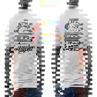 Last Day Of School End Of The Year Autographs 2024-2025 Men's T-shirt Back Print - Monsterry