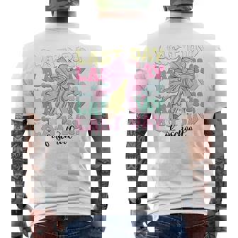 Last Day Of School Happy Out Of School Coquette Bow Men's T-shirt Back Print - Thegiftio UK