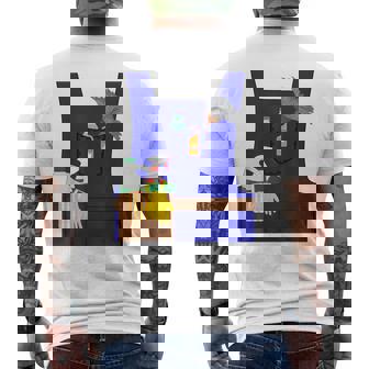 Last Minute Cleaner ハロウィンワーカーズグループコスチューム メンズTシャツ バックプリント - Kawaiitshirt