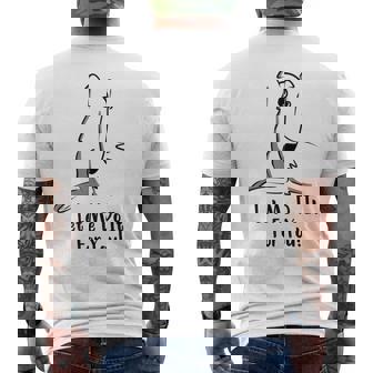 Let Me Do It For You Meme ロングノーズドッグ ボルゾイ ファニードッグ メンズTシャツ バックプリント - Kawaiitshirt